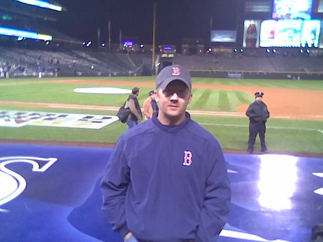 Eric in Front of Dugout