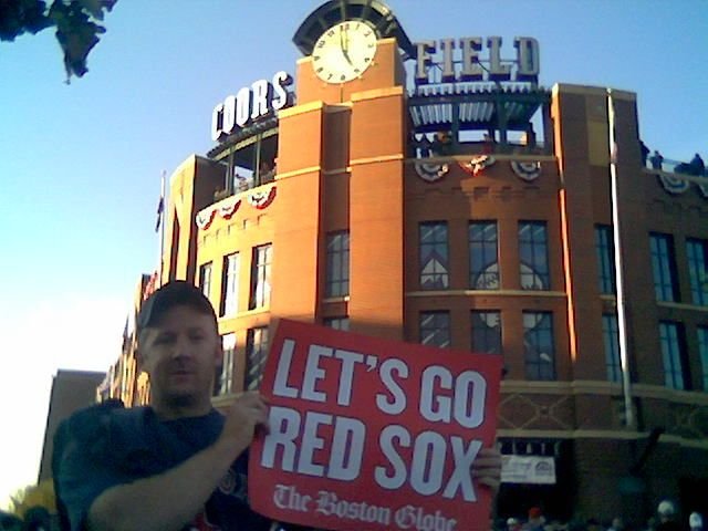 Eric Outside Coor's Field