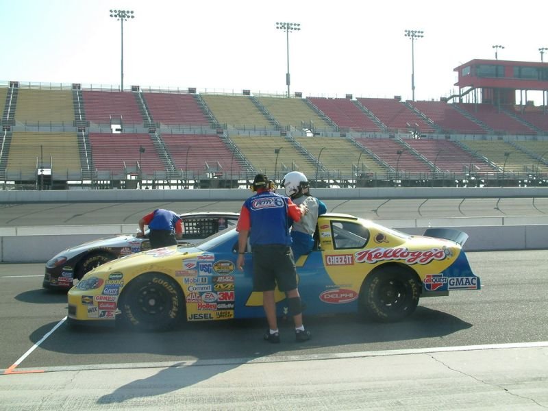 Eric Climbing in the #5 Car