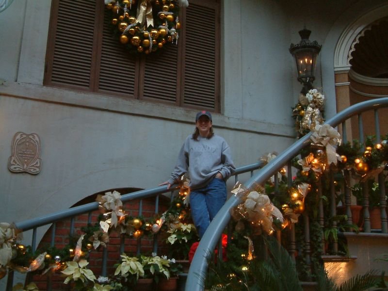 Jodi on Stairwell