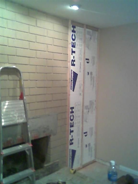 Insulating the Faux Wall