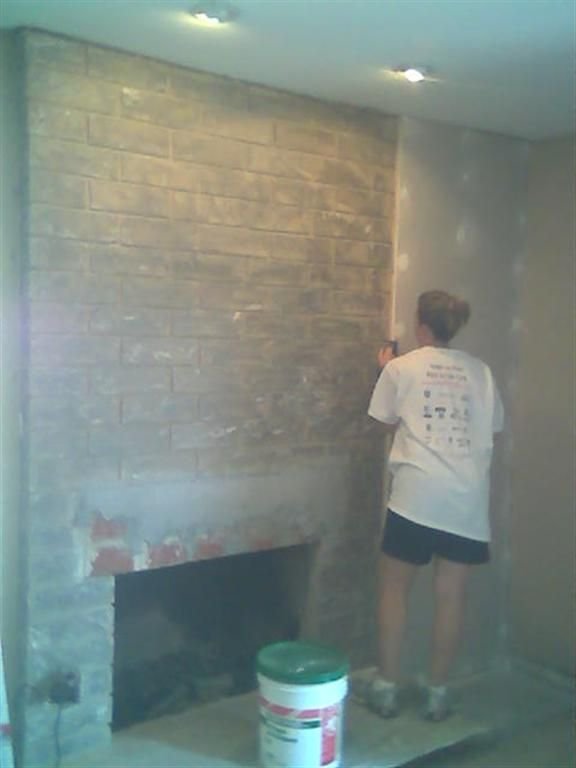 Finishing the Faux Wall
