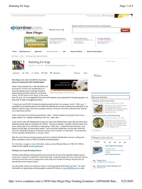 Examiner Article
