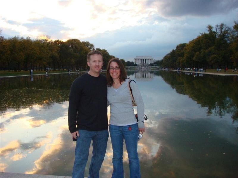 Eric & Tina - Lincoln Memorial Backdrop