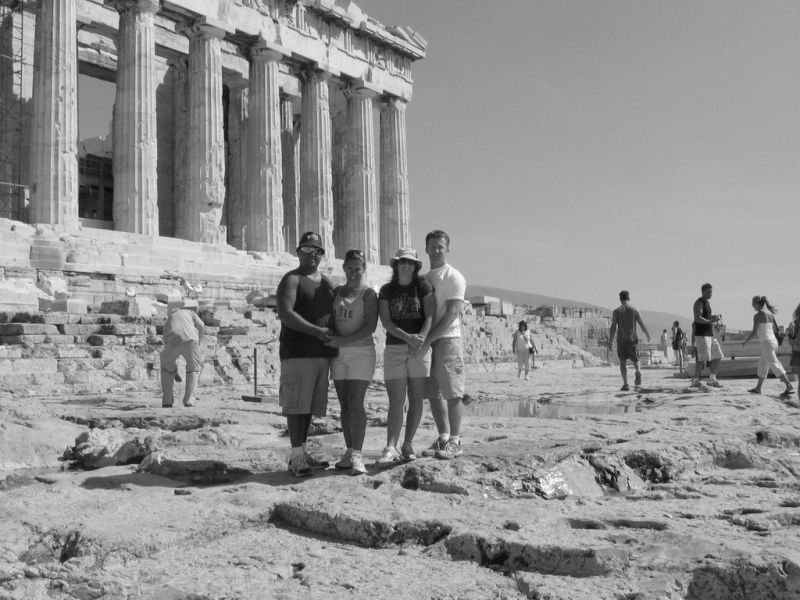 Group at Parthenon