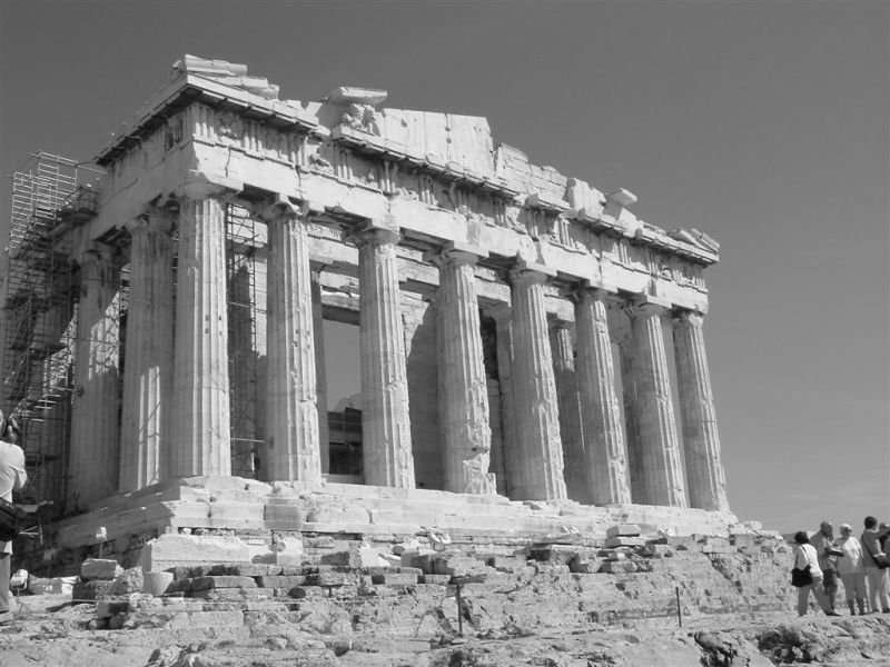Parthenon 3 (B&W)