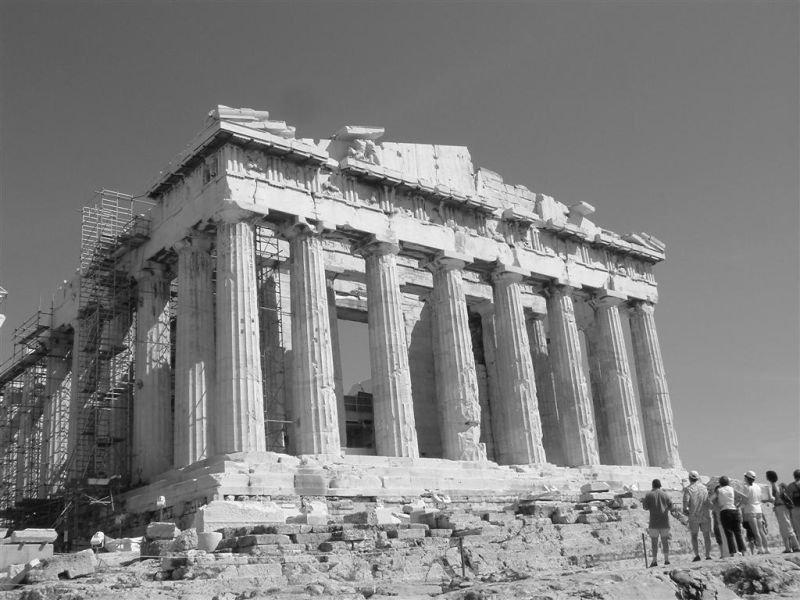 Parthenon 4 (B&W)