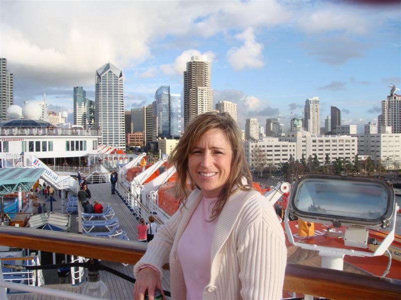 Jodi on Top Deck