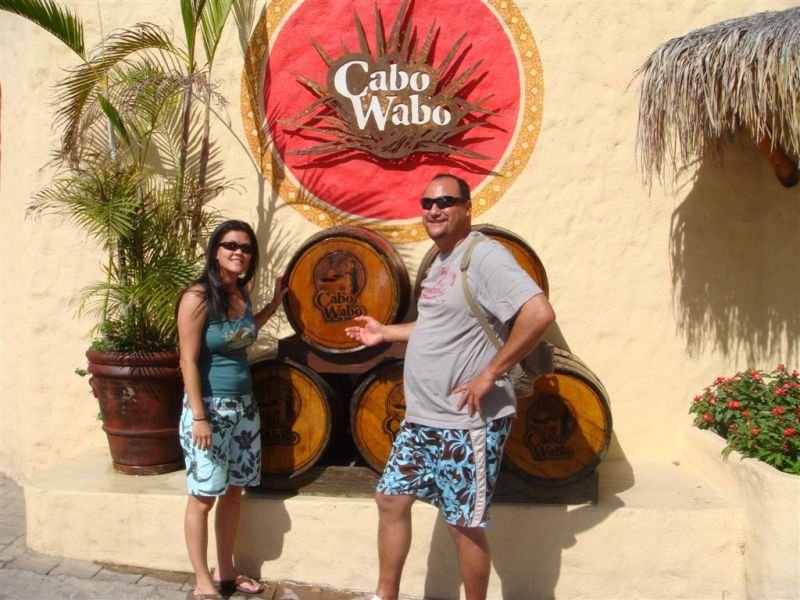 Sue & rob at Cabo Wabo