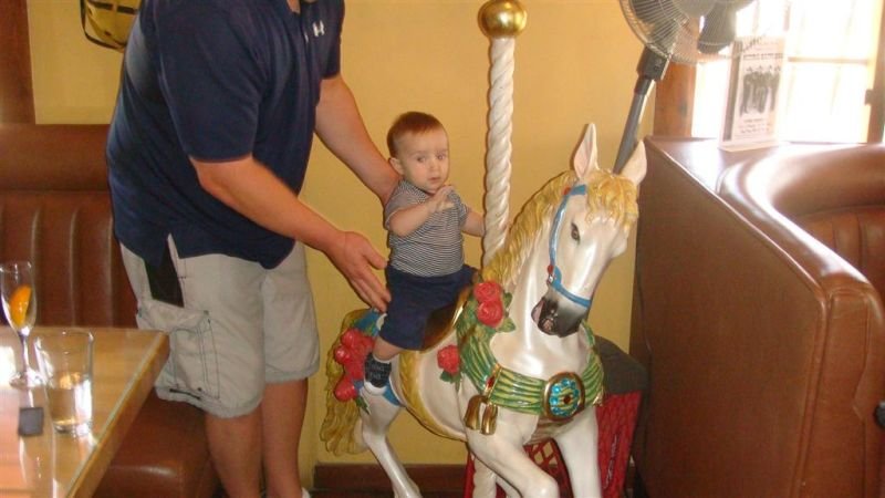 Trey Rides the Horsey