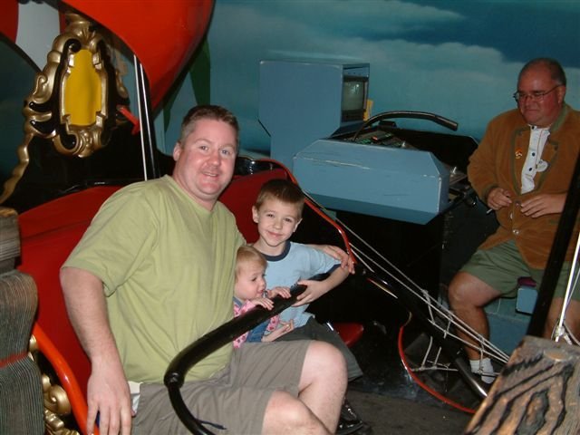 Daddy, 

Nicole & Robbie on Peter Pan Ride