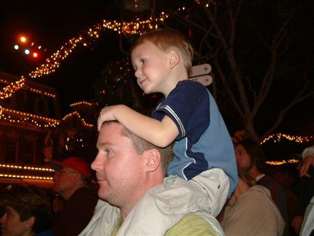 Jacob on 

Daddys Shoulders