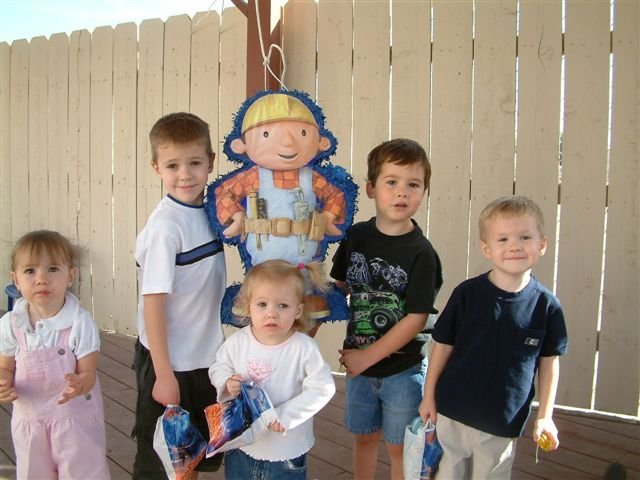 Kids with 

Bob the Builder