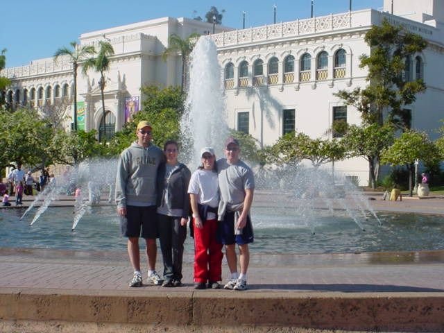 All in Front of Fountain