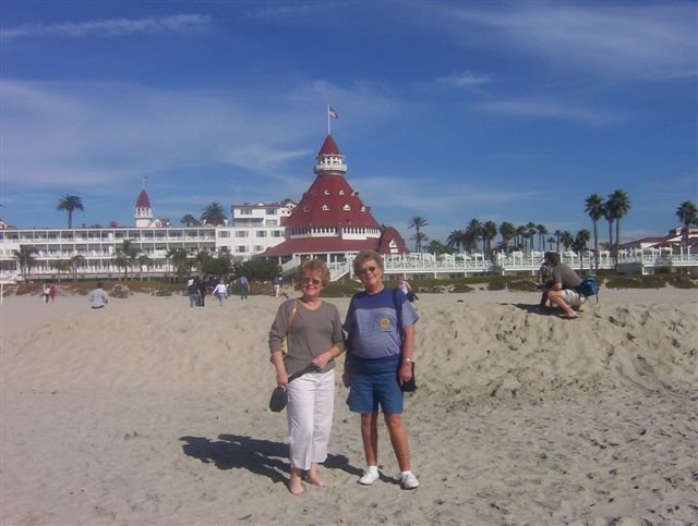 Mom & Gram on Coronado