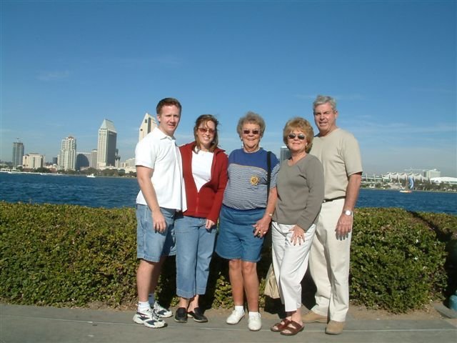 Eric, Jodi, Gram, Mom & Dad - SD Skyline